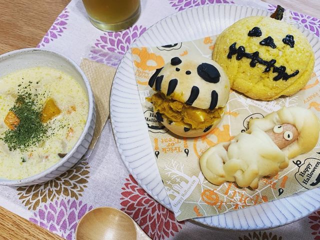 ランチのパンとスープ2_Aiのパン教室