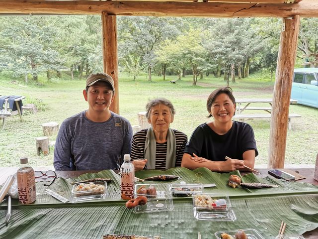 お昼ご飯に鮎の塩焼きととお弁当♪オーダーメイドツアーは全て叶えます♪_NATURAL GROOVE