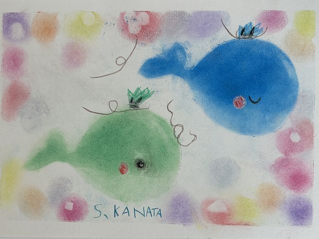 体験5歳児_Tommy'sパステルアート