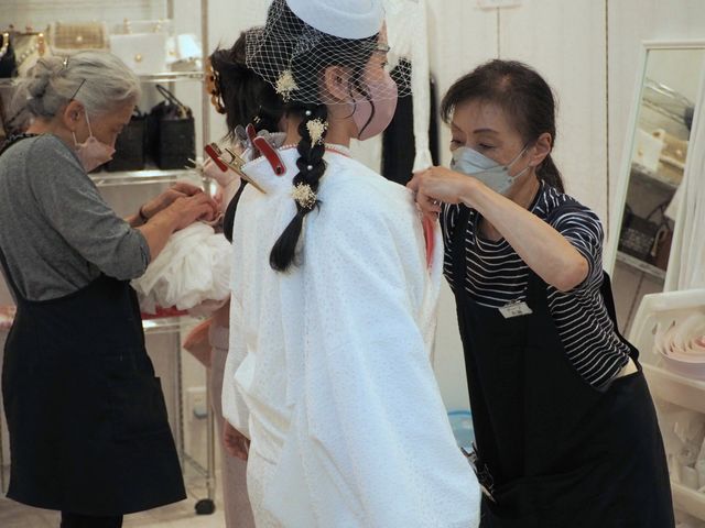 支度流れ:Bプロ着付師が施術、力加減を熟知、苦しくない♪_浅草着物レンタルARISA