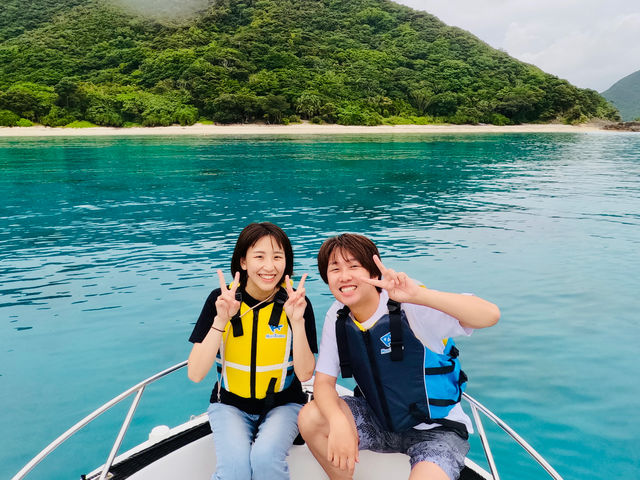 透明度抜群の海へお客様をご案内!
当日予約OK!
その日の天気を見てからご予約いただけます!_とおしめマリンリゾート