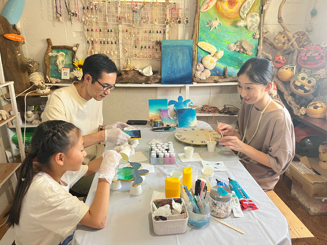 話題のレジンアートのworkshopです_Ii’li’i.Moana