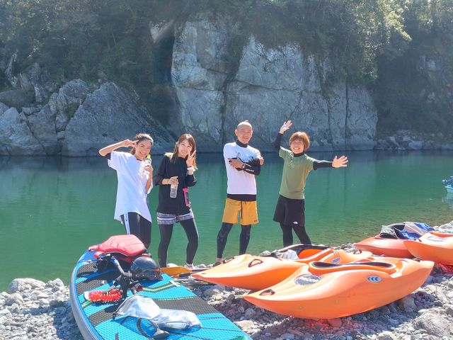 吉野川・仁淀川 どきどきダウンリバー(SUP・カヤック)_やりたい事は今やっとけ!