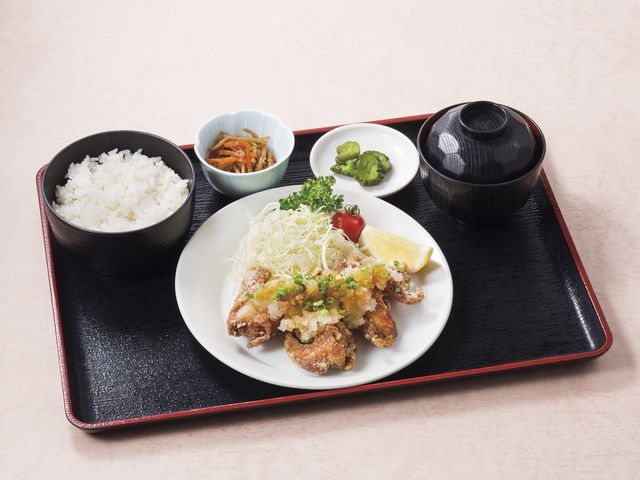 鶏の唐揚げ
おろしポン酢定食_おふろの王様海老名店