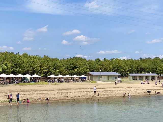 目の前がビーチ!_向島アウトドアパーク