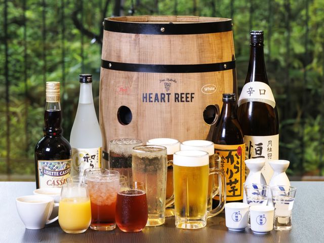 ランチビュッフェでもアルコールを含むドリンクが飲み放題!_箱根ホテル小涌園 フォンテンブロー