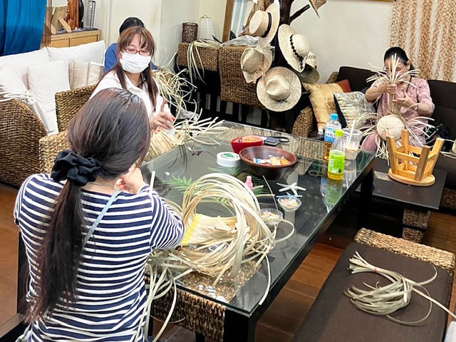 リゾートフルな雰囲気で楽しく帽子編み♪_サニークラフト湘南