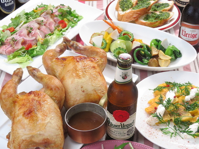 Brasserie Sentir Bon ローストチキンとビール&ワインの写真1