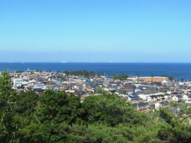 海のみえる岸岡山緑地の写真1