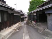 岡田の古い街並みの写真1