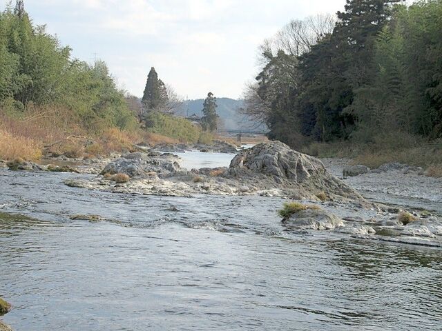 行徳岩 (武儀川)の写真1