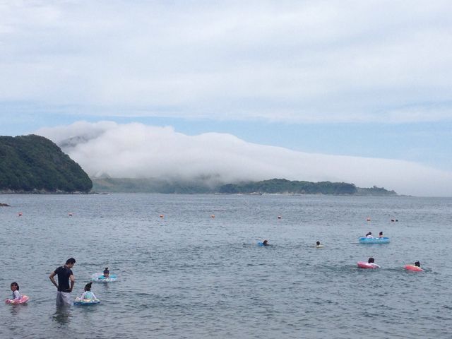 曇りでした_安楽島海水浴場