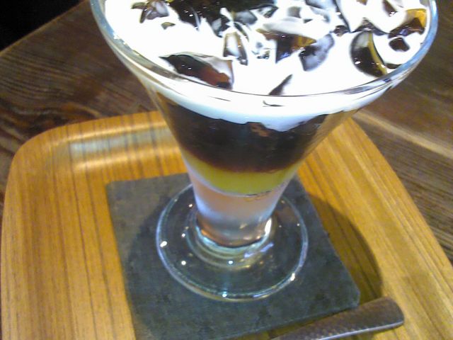 オレンジコーヒーゼリーです♪_CAFE KICHI