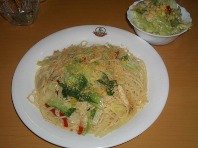 野菜ペペロンチーノ_すぱげ亭