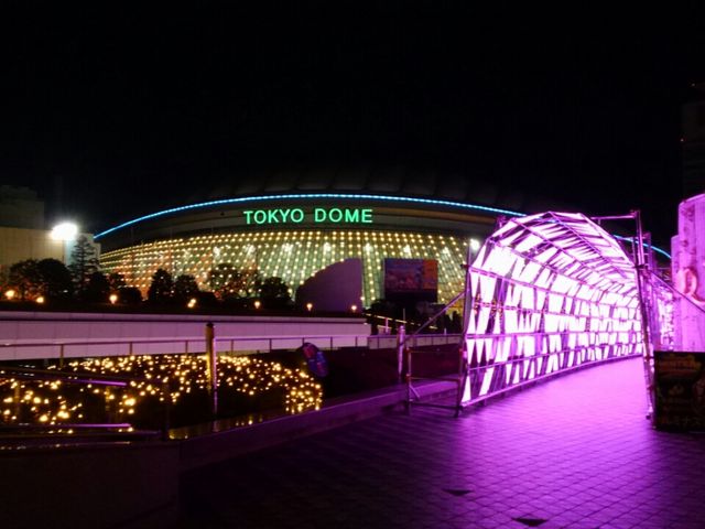 イルミネーション楽しめました〜。_東京ドーム