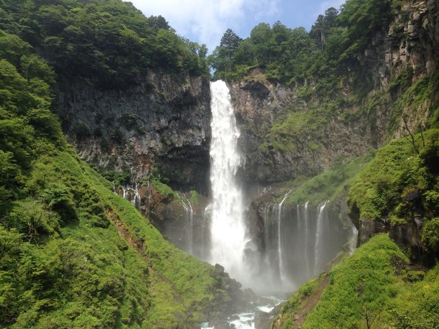 涼しくて気持ちよかった_華厳滝