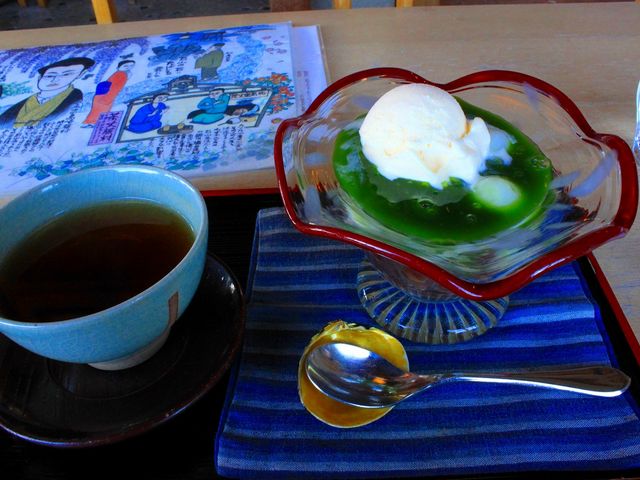 抹茶くず流し 抹茶くずがいいあんばい_茶丈藤村