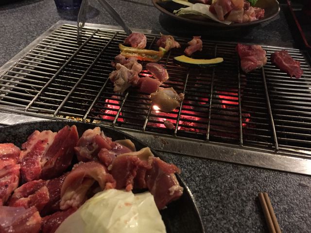 炭火焼きで旨かったです!_白水乃蔵
