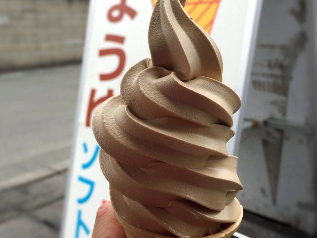 しょうゆソフトクリーム_マルキン醤油記念館 売店