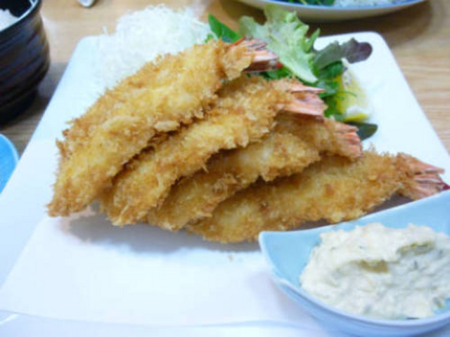 漣の海老フライ_漣 鳥羽店
