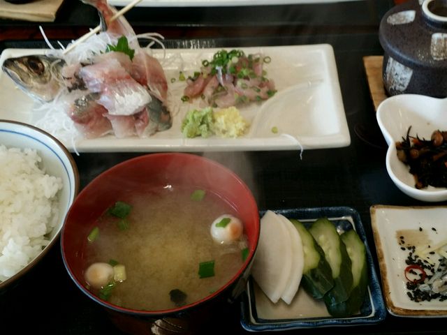 あじ刺身定食_まるに