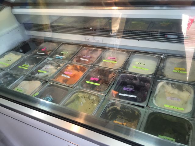 種類かなり豊富_島のアイスクリーム屋 トリトン