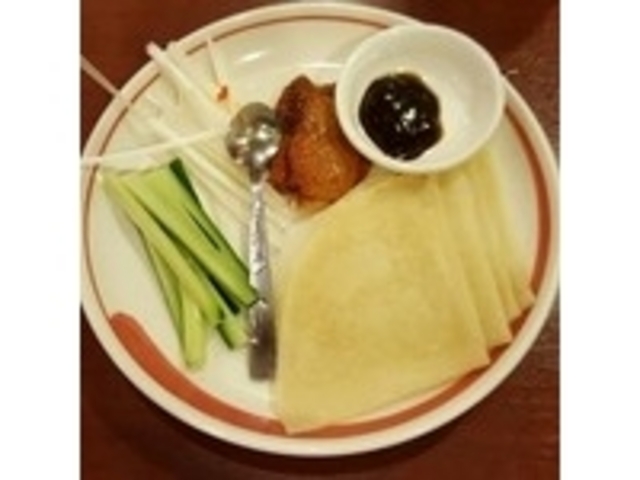 北京ダックがパリパリ、美味しかった。_横浜中華街 彩り五色小籠包専門店 龍海飯店