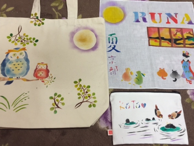 エコバックお勧めですよ_京友禅体験工房 丸益西村屋
