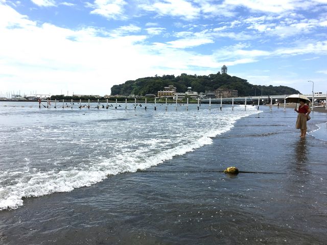 江ノ島海岸より_江ノ島