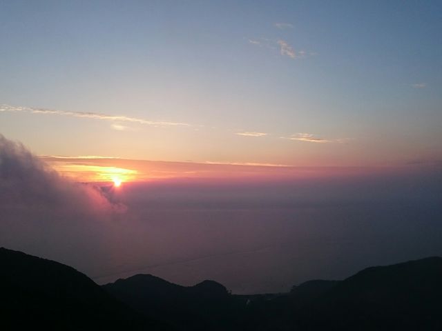 ここから見る夜景はとてもすてきで星空もよかった_弥彦山スカイライン