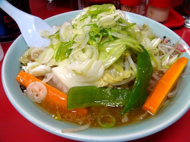 野菜ラーメン_梅光軒 旭川本店