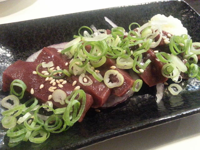 レバ刺身_馬肉郷土料理 けんぞう