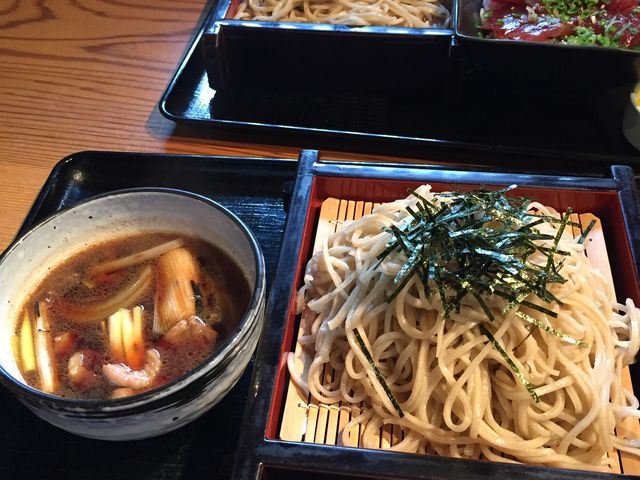 鴨せいろ_そば処 八洲インター店