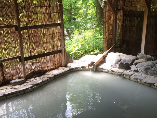 露天風呂_秘湯の宿 元泉館