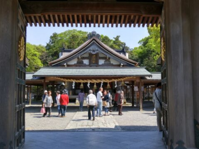 神門から本殿_宗像大社(辺津宮)