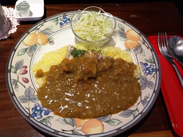 サフランライスピラフ カレーソース_ダンケ珈琲店