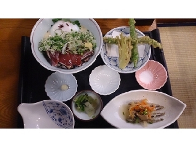 天ぷらが揚げたてサクサクで美味しかったです。_藍屋 大宮公園店