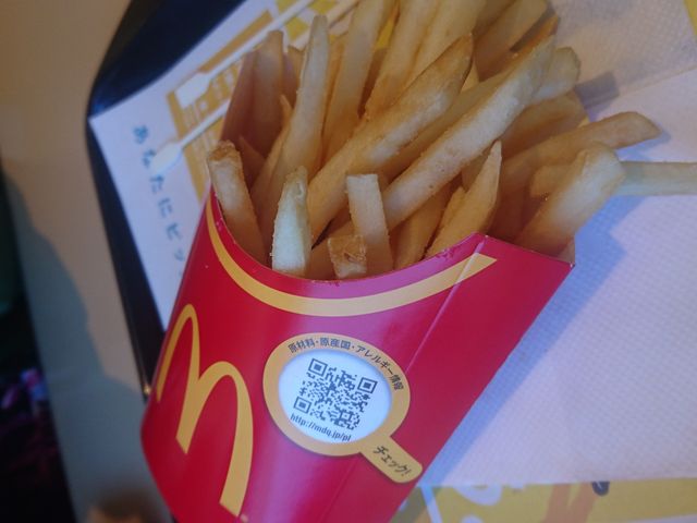 マックフライポテト_マクドナルド エスパルスドリームプラザ店