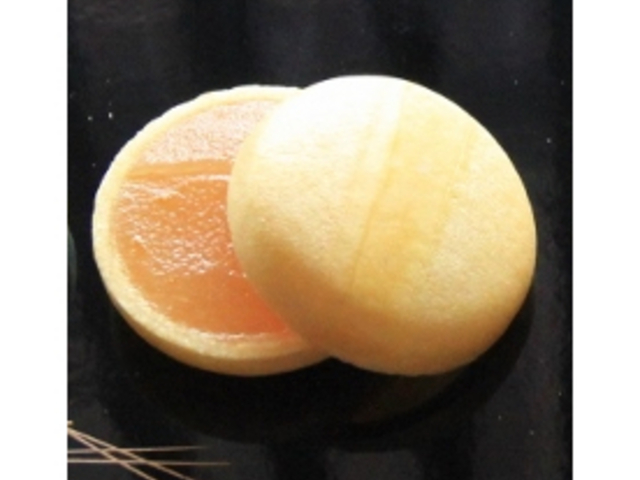 マカロンモナカ(柚子)_鶴吉羊羹 常盤木羊羹店總本店