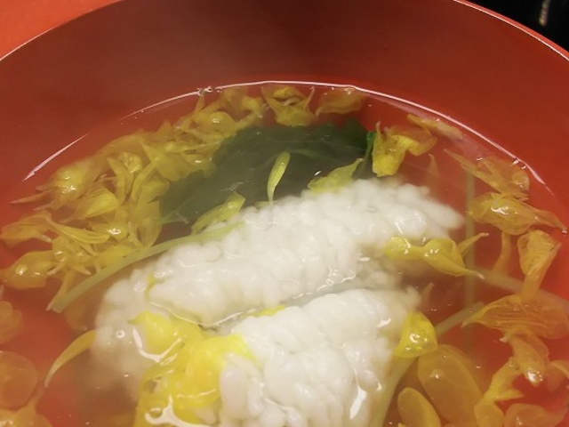 鱧の椀物_味の風にしむら