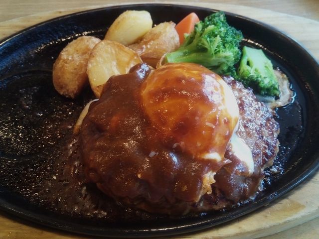 デミたまハンバーグ_ステーキのどん 大和郡山店