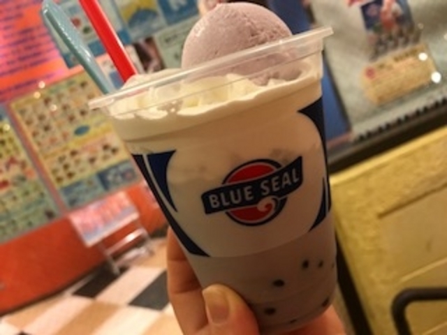 紅いもシェイク_ブルーシール・ビッグディップ 北谷店
