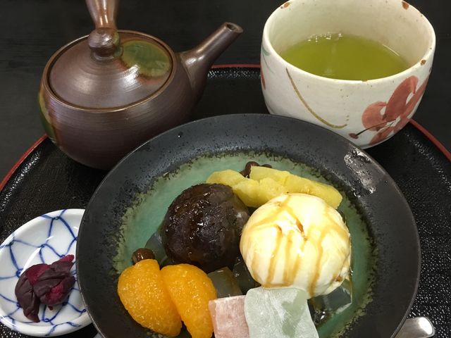 暑いのでデザート最高に美味しかったです。_本丸茶屋