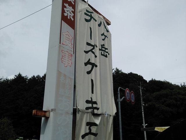 大きな看板_八ヶ岳チーズケーキ工房