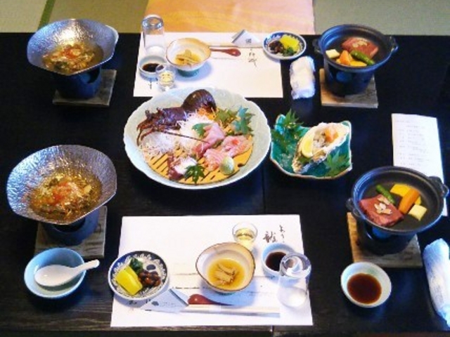 夕食_石鏡第一ホテル石鏡城
