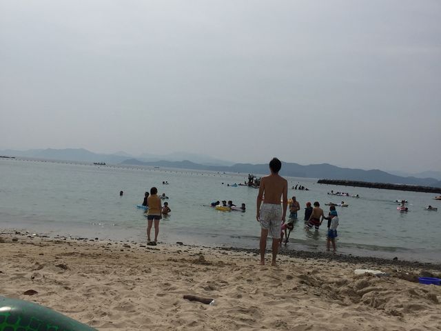 なかなか綺麗なビーチです。_御座白浜海水浴場