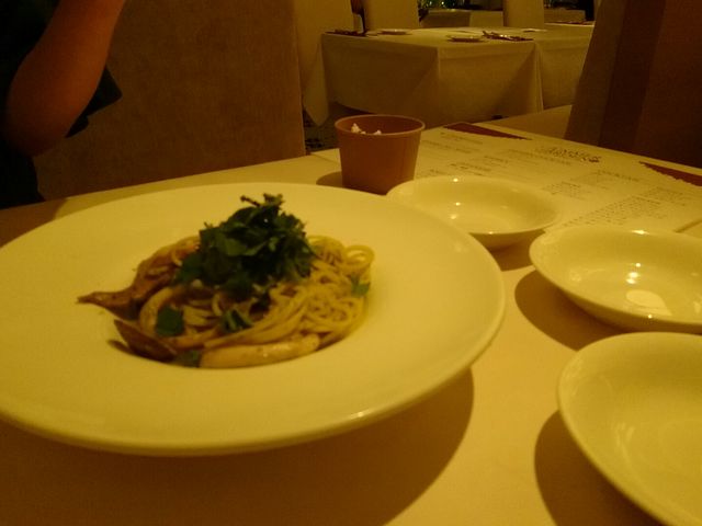 プランにはないパスタを注文_HIROSHIMA2016 RESTAURANT UNDER THE SKY レストラン アンダーザスカイ