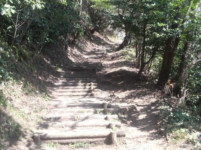 苦手な登りをえっちらおっちらと登る_吾妻神社