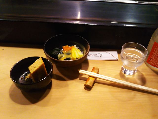 玉子焼きはちょっと甘めです_寿司周・銀座店