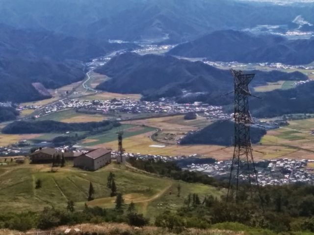 途中の景色_伊吹山